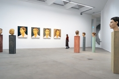 Stefan Balkenhol, Große Kopfreliefs (4-teilig), 2000/ Hermen, 2020, © VG Bild-Kunst, Bonn 2021, Foto: Thomas Köster