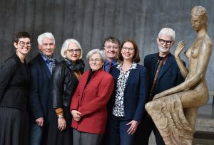 Das Foto zeigt die Mitglieder der Jury zur Verleihung des Wilhelm-Lehmbruck-Preises 2020.